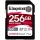 256GB Kingston Technology Canvas React Plus UHS-II Class 10 SDXC Memory Card