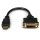 StarTech HDMI Male to DVI-D Female Video Cable Adapter 0.65FT - Black