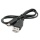 USB Charging Cable for PS3 Bluetooth Controller, 100cm, Black