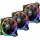 Thermaltake Riing 12 LED RGB 120mm Sync Edition Computer Case Fans - Triple Pack