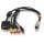 C2G 1.5ft RapidRun to VGA/Stereo/Composite/RCA Stereo Cable