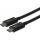 Startech Thunderbolt 3 Cable 0.8 m (2.7 ft) Male/Male - Black