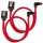 Corsair Premium Sleeved SATA Red Cables