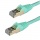 StarTech.com 10 Gigabit Shielded (SFTP) Cat6a RJ45 Patch Cable 0.5m – Aqua