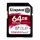 64GB Kingston Canvas React SDXC Memory Card UHS-I U3 CL10 A1