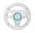 Racing Steering Wheel for Nintendo Wii White Colour
