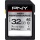 32GB PNY SDHC CL10 UHS-I Memory Card