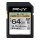64GB PNY Elite Performance SDXC UHS-I CL10 Memory Card (90MB/sec)