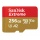 256GB SanDisk Extreme microSDXC Card for Mobile Gaming 4K UHD A2